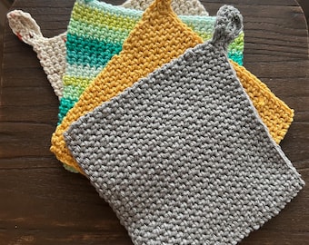 Handmade Double-Thick Crochet Pot Holder / Hot Pad