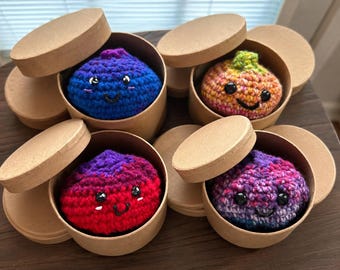 Mystery Crochet Dumpling Plush | Bao Buns Handmade Amigurumi Surprise Gift Box