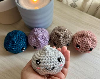 Crochet Dumpling Pattern | Beginner Amigurumi PDF (Digital Download) Kawaii Bao