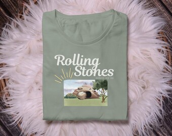 Rolling Stones AD 33 Christian T-Shirt: Retro Easter Tee