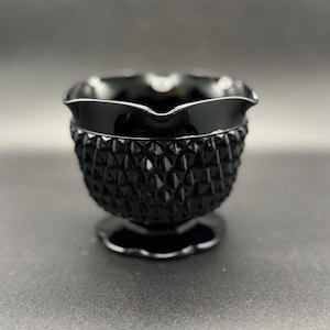 Indiana Glass Tiara Black Diamond Point kandelaar