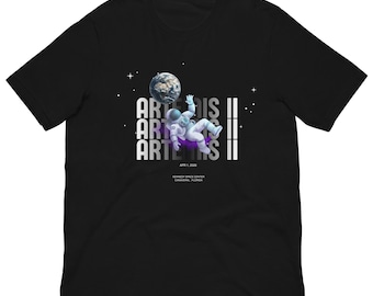 Camiseta unisex Artemis II Astronauta – Diseño Vuela más allá de la Tierra / Exploración espacial