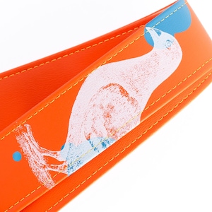Orange Bird Guitar Strap - Social Studies Artist Series Guitar Straps