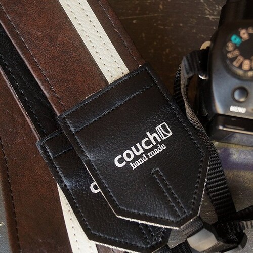 Yellow With Black Racing Stripe Camera Strap Etsy