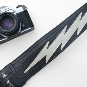 Custom Megabolt Camera Strap Lightning Bolt Perfection - You Choose Your Colors