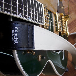 None More White Guitar Strap - Vegan Friendly - Heavy Duty - Built To Rock image 7