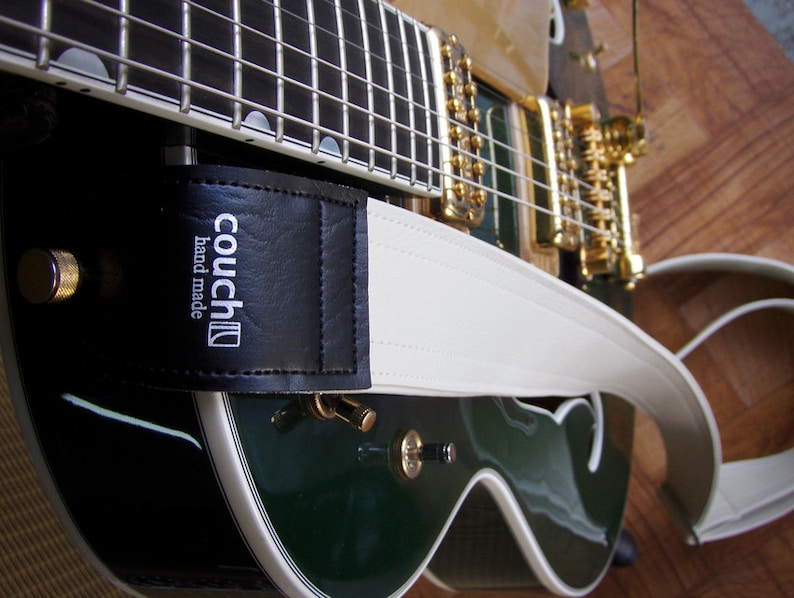 None More White Guitar Strap - Vegan Friendly - Heavy Duty - Built To Rock image 7