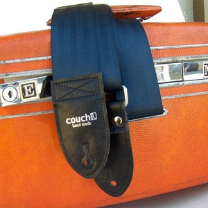 Recycled Seat Belt Guitar Strap Vegan Eco Friendly Guitar Strap 8 colors to choose from image 5