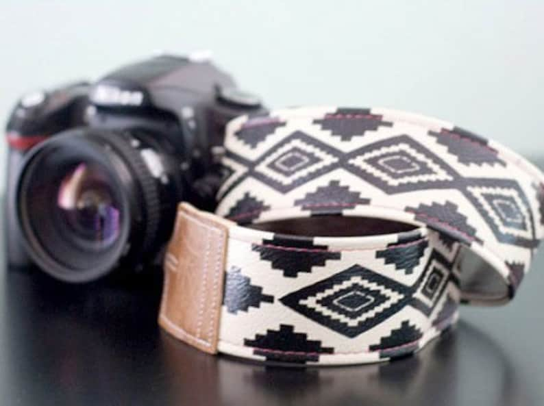 Native American Navajo Style Camera Strap Limited Edition Vegan image 4