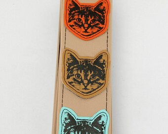Cat Guitar Strap - Multi Color Cats - Vegan - Mr. Whiskers approves these guitar straps