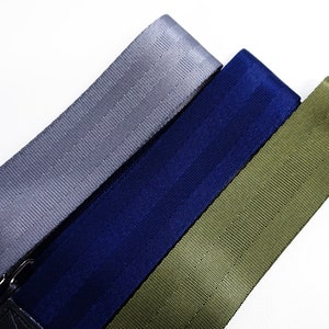 Recycled Seat Belt Guitar Strap Vegan Eco Friendly Guitar Strap 8 colors to choose from image 9