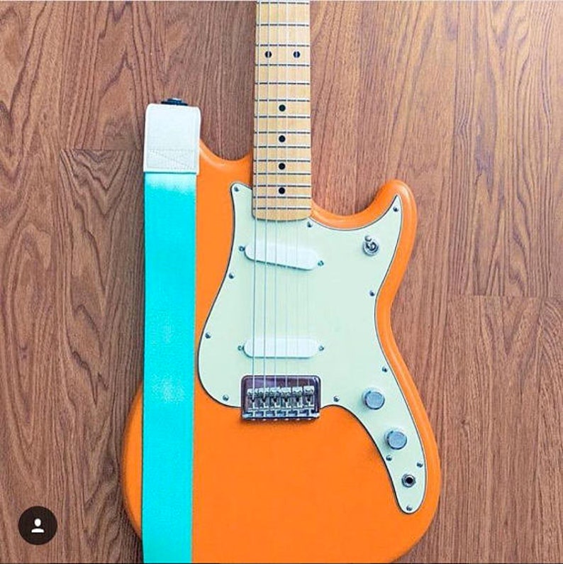 Recycled Seat Belt Guitar Strap Vegan Eco Friendly Guitar Etsy