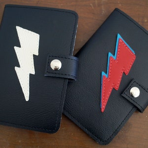 Lightning Bolt Passport Wallet, Alladin Sane or Classic