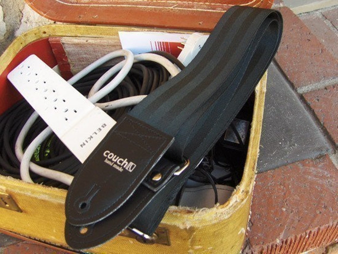 Recycled Seat Belt Guitar Strap Vegan Eco Friendly Guitar Etsy