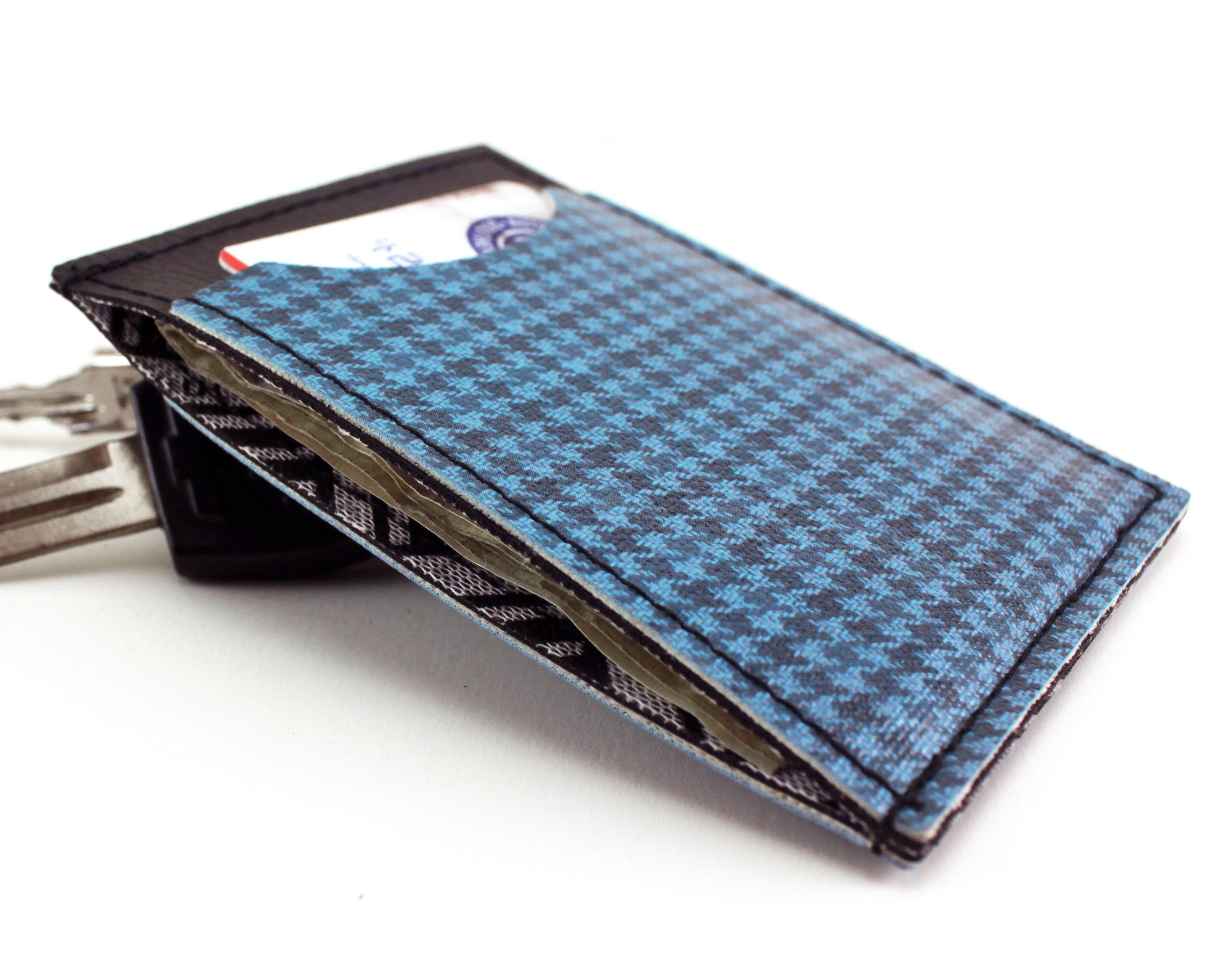 小物 TOGA TOO Leather wallet blue TOGA TOO / LEATHER WALLET SQUARE TIP | glitter