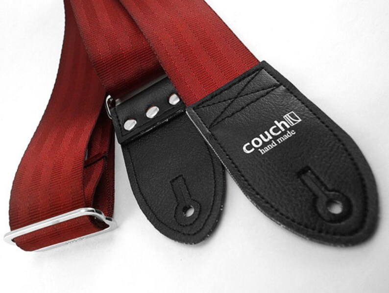 Recycled Seat Belt Guitar Strap Vegan Eco Friendly Guitar Etsy