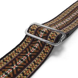 70's Dylan Sunburst Hippie Weave Boho Guitar Strap image 3