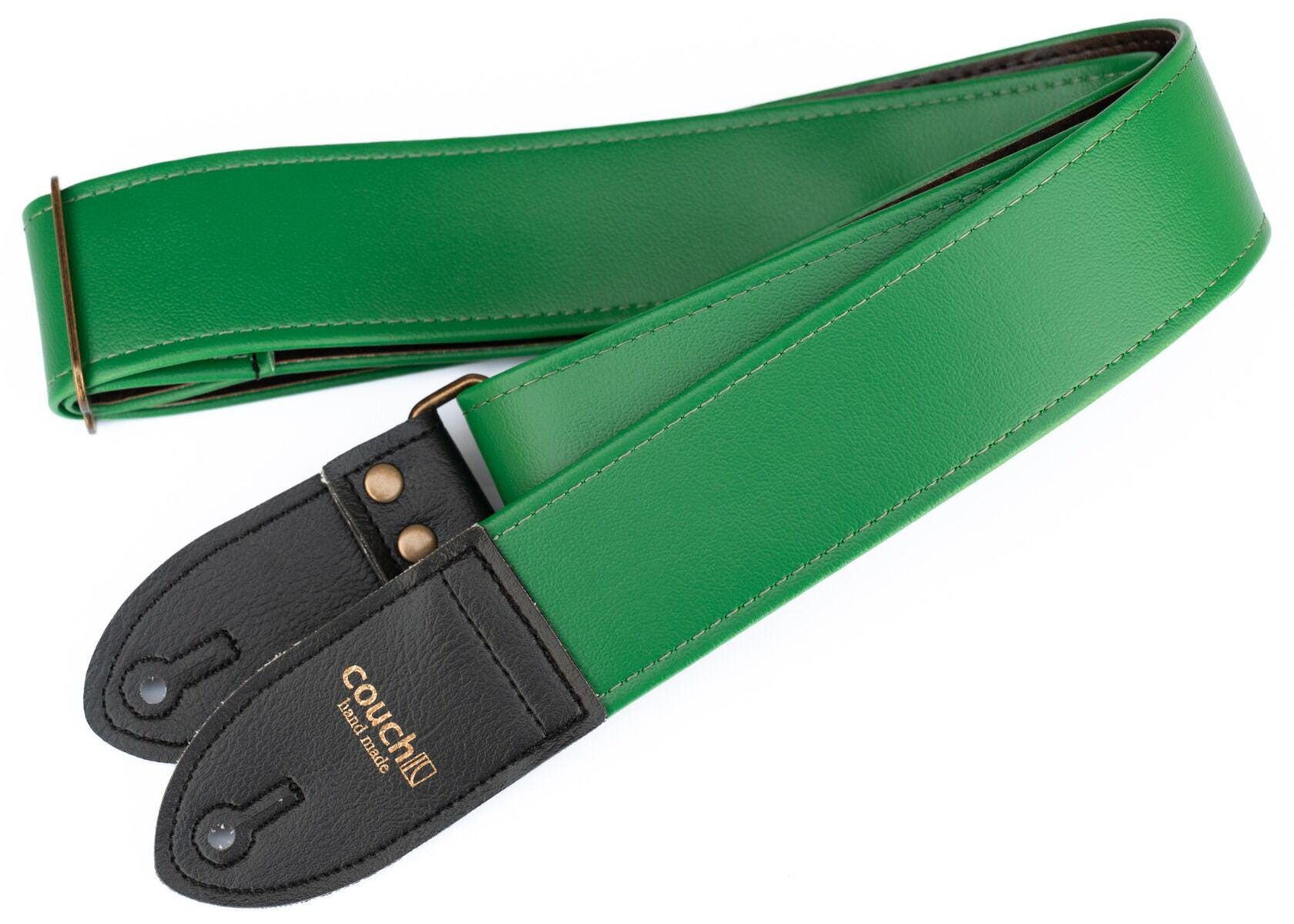 Kelly Green Vintage Guitar Strap, Limited Edition, Made in USA