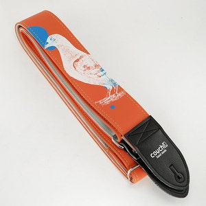 Orange Bird Guitar Strap - Social Studies Artist Series Guitar Straps