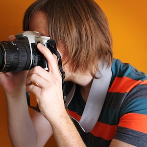 Seatbelt Camera Strap, upcycled, recycled, Many colors to choose from image 5