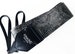 Black Graphite Western Flowers Camera Strap - Hand Tooled Look Embossed Vegan Leather, Made In The USA 