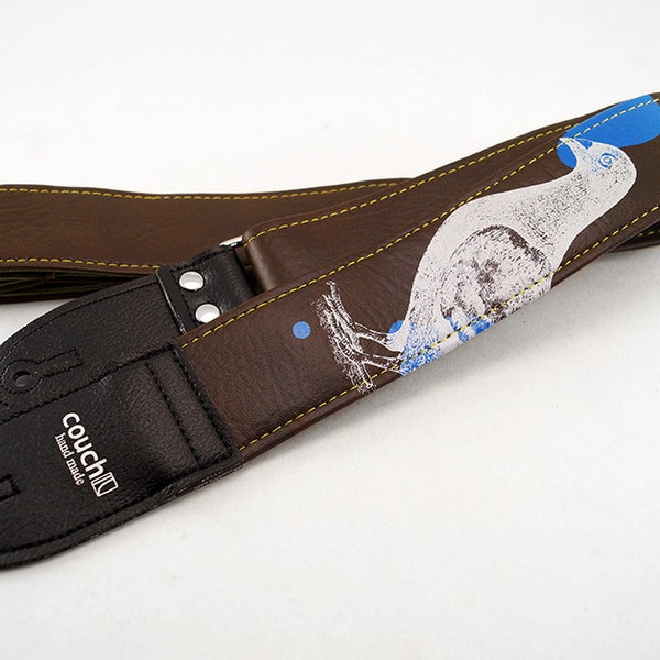 Sangle de guitare oiseau marron Birdstrap