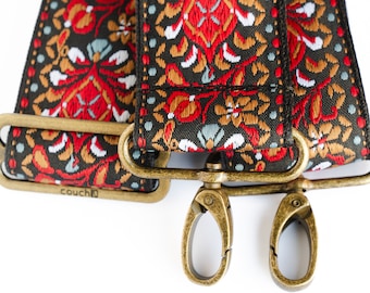 Hendrix Woven Bag Strap, Adjustable Crossbody Purse Strap