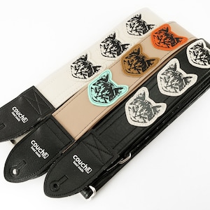 Custom Cat Guitar Strap - You pick the Strap and Cats - We do the REST