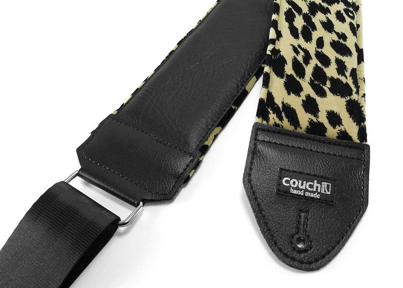 3 Inch Wide Cheetah Animal Print Guitar or Bass Strap Etsy