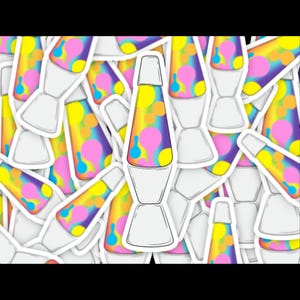 Lava Lamp Sticker