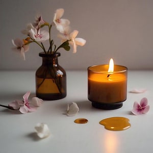 Massage oil candle
