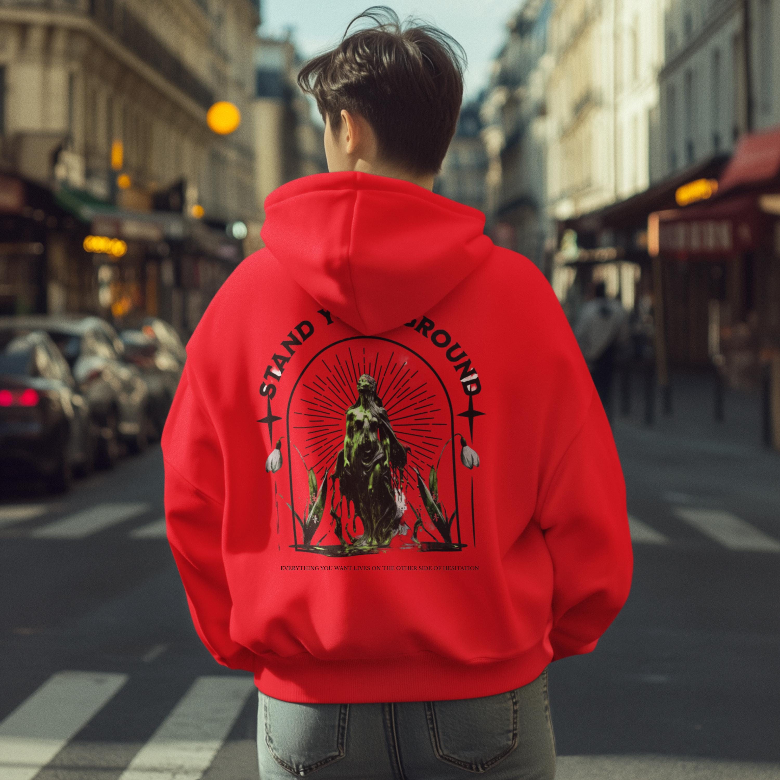 Strength in Style Hoodie - Stand Your Ground Sweatshirt, Unisex Hoodie for Comfort & Empowerment