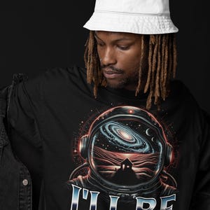 Cosmic Astronaut Tee - Fun Gift for Space Lovers, Unisex Graphic T-Shirt, Perfect for Birthdays, Casual Wear, Sci-Fi Fans