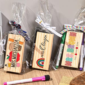 Personalized Whiteboard Eraser For Teacher, Chalkboard Eraser, Back school gift for teacher, New Teacher Gift From Student, Teacher Eraser