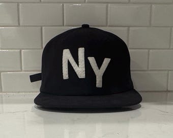 Custom Felt Double Initial Hat - Brushed Cotton Field Trip Style