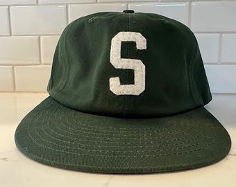 Custom Felt Single Initial - Brushed Cotton Field Trip Hat - Varsity Font
