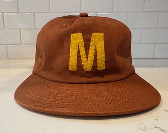 Custom Felt Single Initial - Brushed Cotton Field Trip Hat