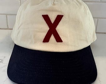 Custom Single Felt Initial - Two-Tone Snapback Hat