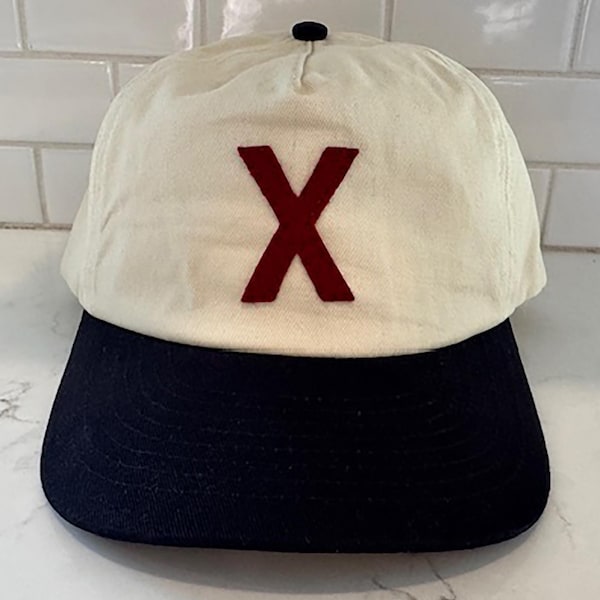 Custom Single Felt Initial - Two-Tone Snapback Hat