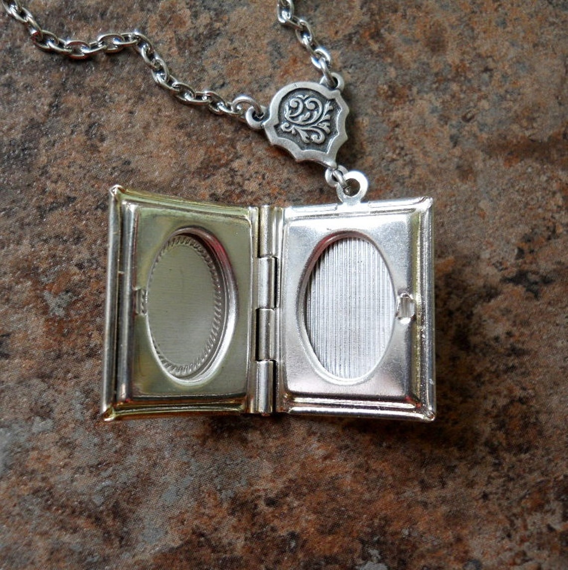 Claddagh Irish Wedding Book Locket Exclusive Design by Etsy