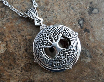 Celtic Tree of Life Locket, Celtic Locket Exclusive Design by Enchanted Lockets