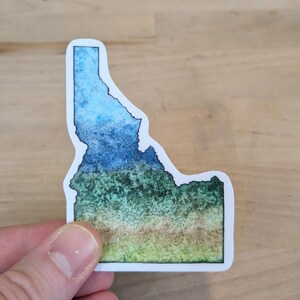 Idaho Zustand Aufkleber, Vinyl Aufkleber des Bundesstaates Idaho, Idaho Aufkleber, Laptop Aufkleber, Idaho Karte Aufkleber