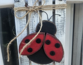 Lady Bug hanger, Spring/Summer home decor