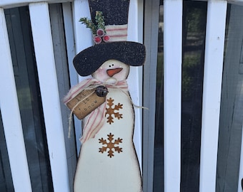 16 inch Snowman, Let it Snow, Winter decor