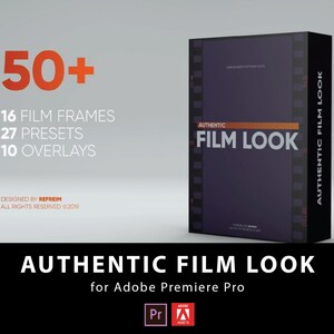 Vintage Film Presets Premiere Pro | Film Grain Dust Scratches Overlay Pack | Retro Old Film Look Effects | Cinematic Video FX Download