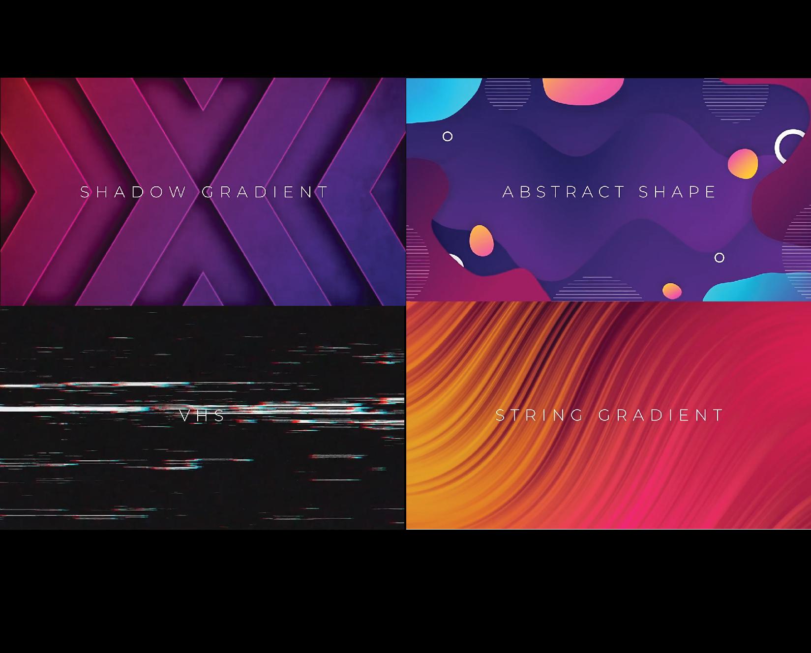 380 Abstract Backgrounds Premiere Pro | Animated Motion Background Pack ...