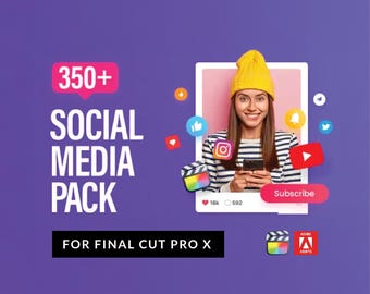 350+ Social Media Elements | Final Cut Pro X Plugin