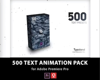 500 Textanimations Presets | Dieses Paket enthält: