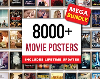 8000+ Movie Posters Collection | High-Resolution Film Posters, Vintage & Modern Cinema Wall Art (Digital Download)