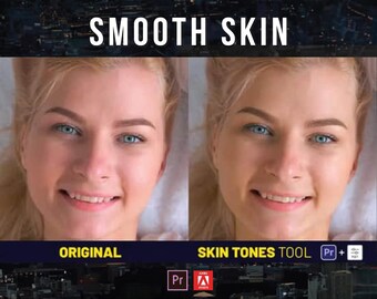 Presets für die Hautretusche | Gesichtsglättung Video Verbesserung (Digitaler Download)